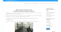 Desktop Screenshot of devingrayfitness.com